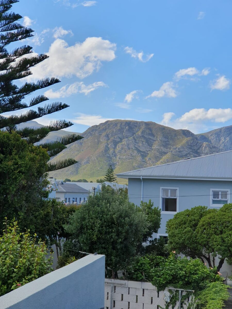Mountain view over Eastcliff from the Hibiscus Suite balcony